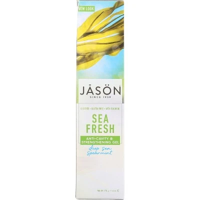 JASON Sea Fresh Anti Cavity & Strengthening Gel, Deep Sea Spearmint