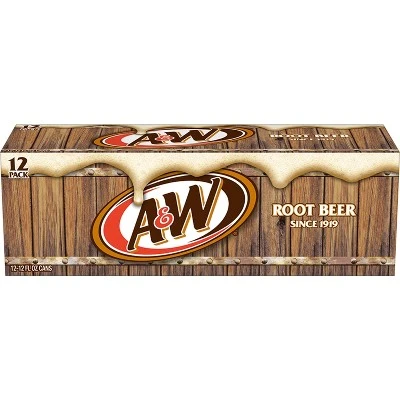 A&W Root Beer  12pk/12 fl oz Cans