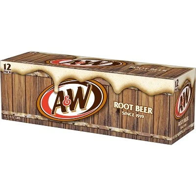 A&W Root Beer  12pk/12 fl oz Cans