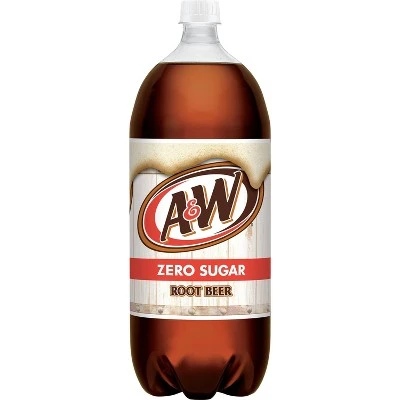 Diet A&W Root Beer  2 L Bottle