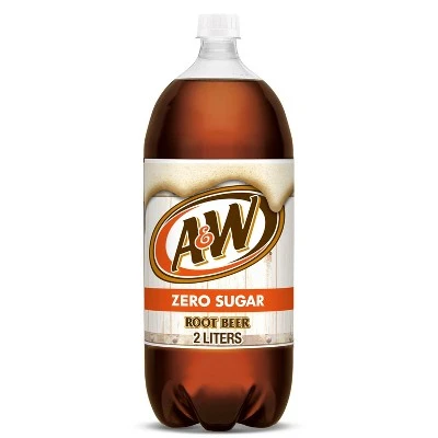 Diet A&W Root Beer  2 L Bottle