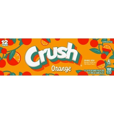 Crush Orange Soda 12pk/12 fl oz Cans