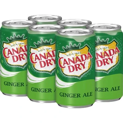 Canada Dry Ginger Ale  6pk/7.5 fl oz Cans