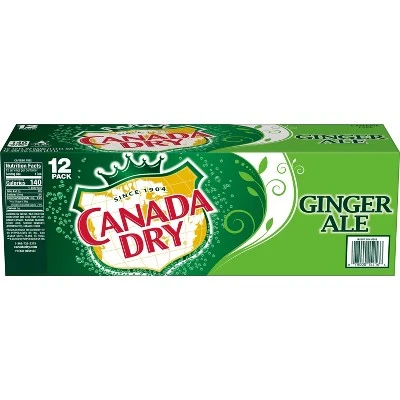 Canada Dry Ginger Ale  12pk/12 fl oz Cans