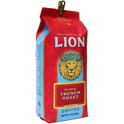 LION Coffee Lion Coffee Lion French Dark Roast Ground Coffee  10oz