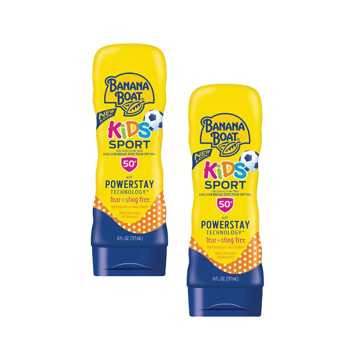 Banana Boat Kids' Sport Sunscreen Lotion Spray SPF 50+ 2pk/12oz