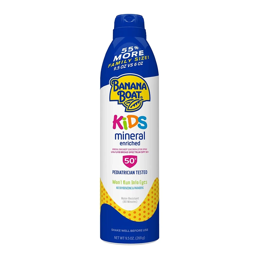 Banana Boat Simply Protect Kids Sunscreen Spray SPF 50+ 9.5oz