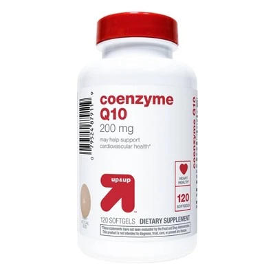 Coenzyme Q10 200mg Suplpement Softgels  120ct  Up&Up™