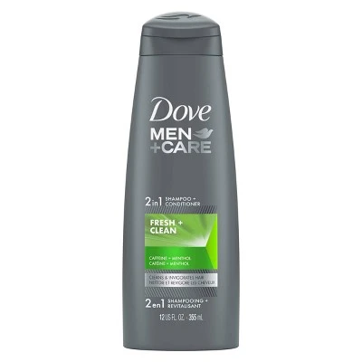 Dove Men + Care Fresh & Clean Fortifying Shampoo + Conditioner  12 fl oz
