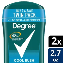 Degree Degree Men 48 Hour Cool Rush Antiperspirant & Deodorant Stick 2.7oz/2ct