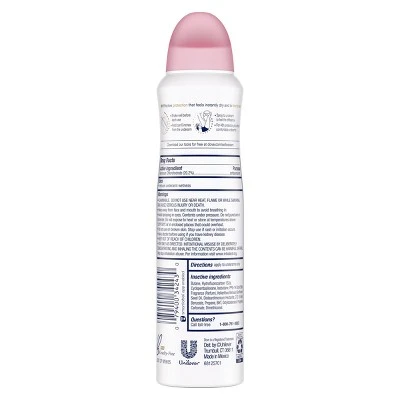 Dove Dry Spray Antiperspirant, Revive (2016 formulation)