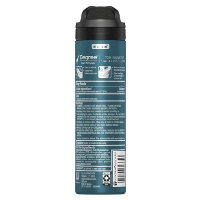 Degree Dry Spray Cool Rush Antiperspirant & Deodorant for Men  3.8oz