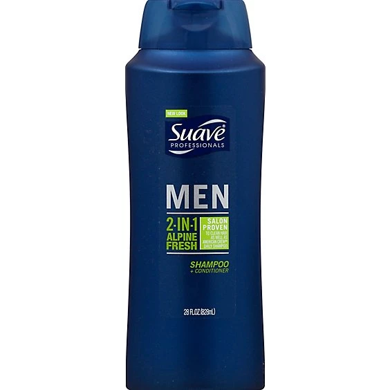Suave Men Alpine Fresh 2 In 1 Shampoo + Conditioner 28 fl oz