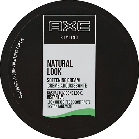 Axe Natural Look Softening Cream Hair Styling Gel 2.64oz