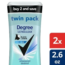 Degree Degree Ultra Clear Pure Clean Antiperspirant & Deodorant 2.6oz