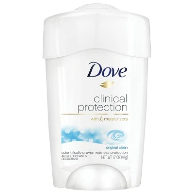 Dove Clinical Protection Original Clean Antiperspirant & Deodorant Stick 1.7oz