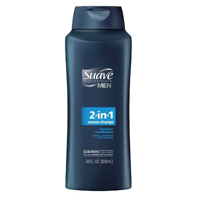 Suave Professional For Men 2 in 1 Hair & Body Wash Ocean Charge