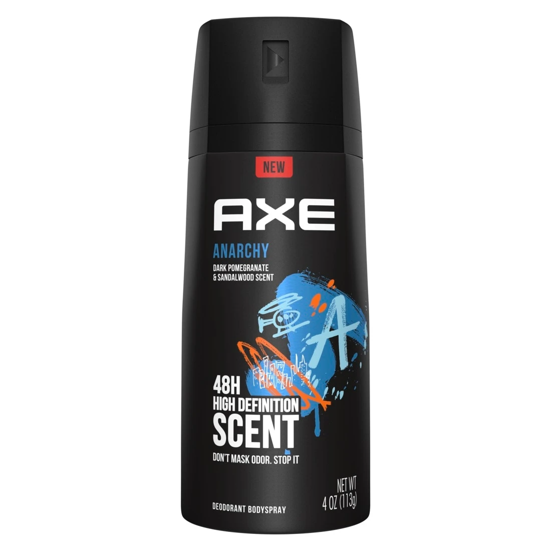 AXE Anarchy All Day Fresh Deodorant Body Spray 4oz