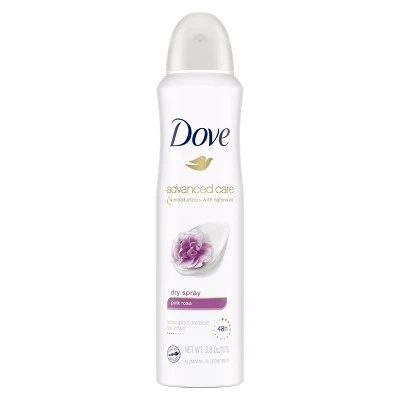 Dove Clear Tone Pink Rosa 48 Hour Antiperspirant & Deodorant Dry Spray  3.8oz