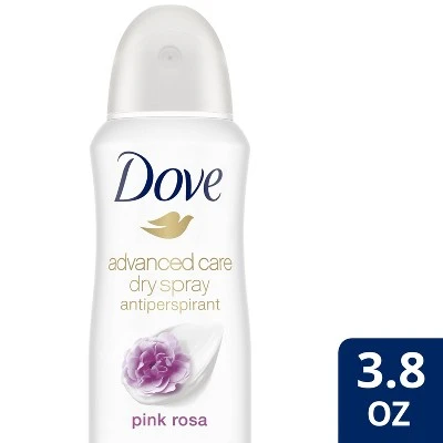 Dove Clear Tone Pink Rosa 48 Hour Antiperspirant & Deodorant Dry Spray  3.8oz