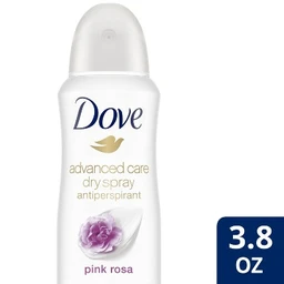 Dove Beauty Dove Clear Tone Pink Rosa 48 Hour Antiperspirant & Deodorant Dry Spray  3.8oz