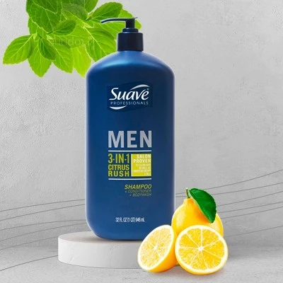 Suave 3 in 1 Body Wash Shampoo & Conditioner  32 fl oz