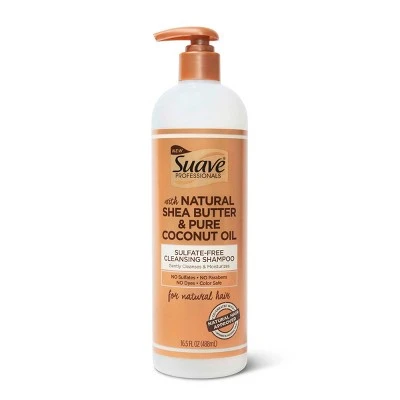 Suave Professionals for Natural Hair Sulfate Free Cleansing Shampoo  16.5 fl oz