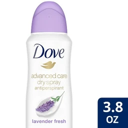 Dove Beauty Dove Lavender Fresh 48 Hour Antiperspirant & Deodorant Dry Spray 3.8oz