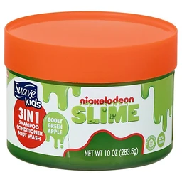 Suave Suave Kids Green Slime 3in1 Shampoo + Conditioner + Body Wash  10oz
