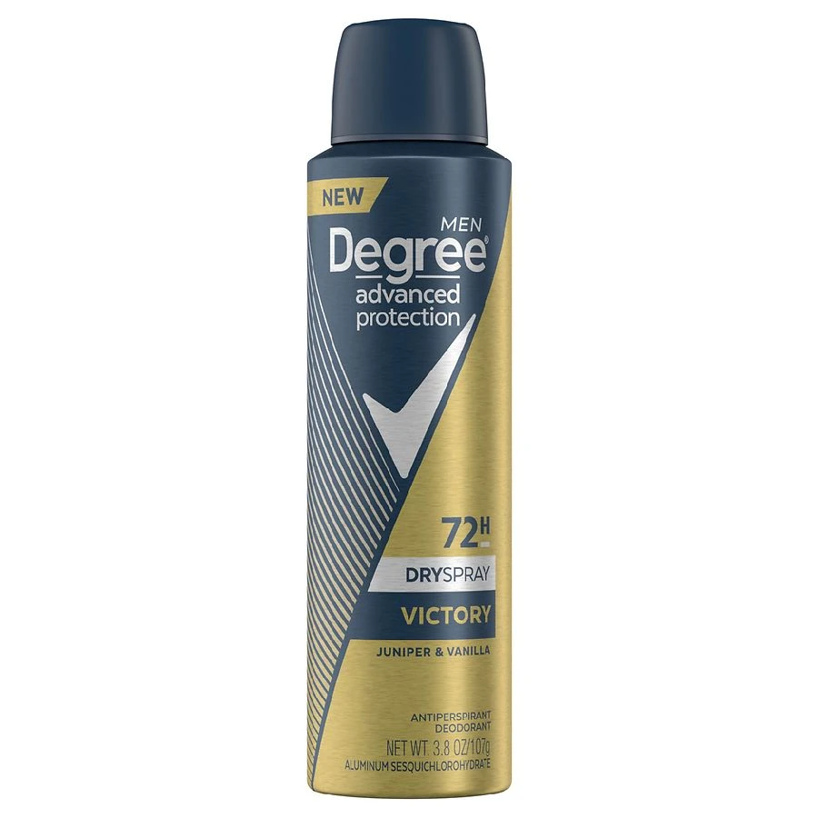 Degree Men Victory 72 Hour Antiperspirant & Deodorant Dry Spray  3.8oz
