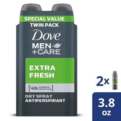 Dove Men+Care Extra Fresh 48 Hour Antiperspirant & Deodorant Dry Spray