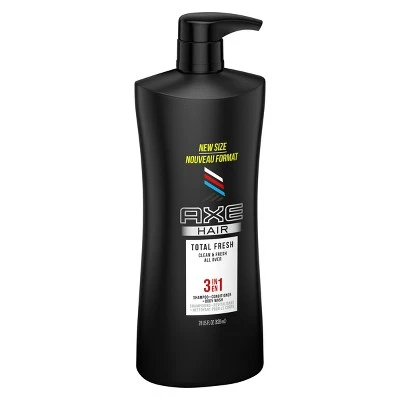 Axe Clean Fresh 3 in 1 Body Wash + Shampoo + Conditioners 28 fl oz
