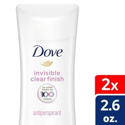 Dove Beauty Dove Advanced Care Invisible Antiperspirant & Deodorant Clear Finish Twin 2.6oz/2pk