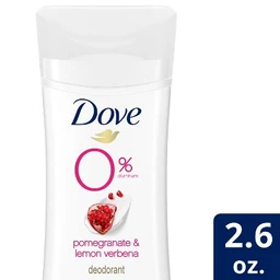 Dove Beauty Dove 0% Aluminum Pomegranate & Lemon Verbena Deodorant Stick 2.6oz