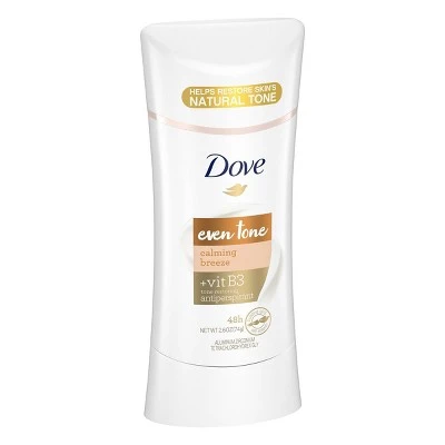 Dove Even Tone Calming Breeze 48 Hour Antiperspirant & Deodorant Stick  2.6oz