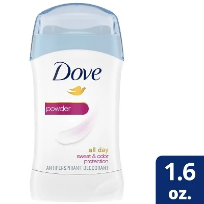 Dove Powder 24 Hour Invisible Solid Antiperspirant & Deodorant Stick 1.6oz