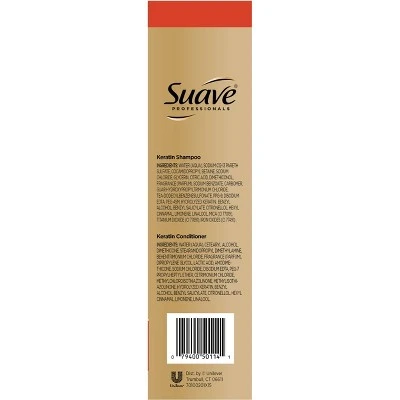 Suave Professionals Keratin Infusion Shampoo & Conditioner  28 fl oz / each, Twin Pack