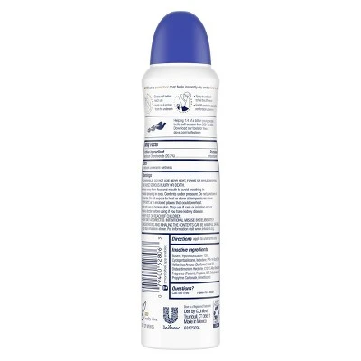 Dove Antiperspirant, Original Clean (2016 formulation)