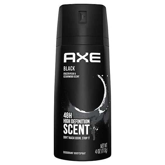 AXE Black 48 Hour Fresh Deodorant Body Spray 4oz