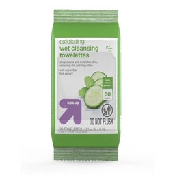 Up&Up Exfoliating Cleansing Towelettes 30 ct  Up&Up™