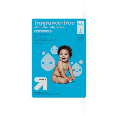 Fragrance Free Baby Wipes Refill Pack  800ct  Up&Up™