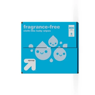 Fragrance Free Baby Wipes Refill Pack  800ct  Up&Up™