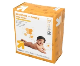 Up&Up Baby Wipes Peaches & Honey  216ct  Up&Up™