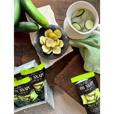 OH SNAP! Dilly Bites Fresh Dill Pickle Snacking Cuts  3.25 fl oz