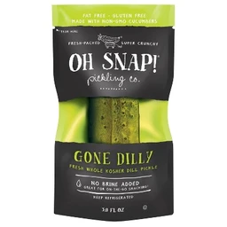 OH SNAP! OH SNAP! Gone Dilly Whole Kosher Dill Pickle  3 fl oz