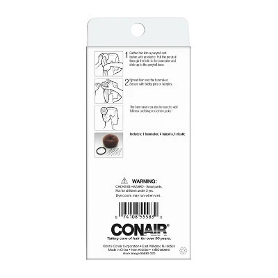 Conair Bun Maker Kit for All Hair Types 6pc