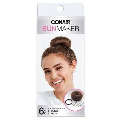 Conair Bun Maker Kit for All Hair Types 6pc