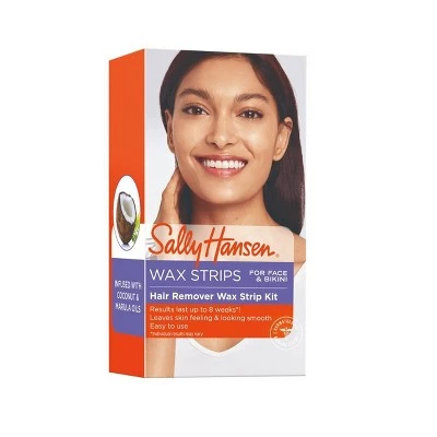Sally Hansen Hair Remover Face & Bikini Wax Kit  34 Wax Strips