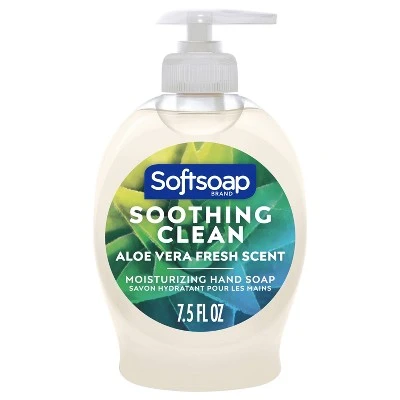 Softsoap Moisturizing Liquid Hand Soap Pump Soothing Aloe Vera 7.5 fl oz
