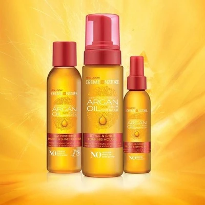 Creme of Nature Argan Oil Anti Humidity Gloss & Shine Mist Hair Glosses  4oz